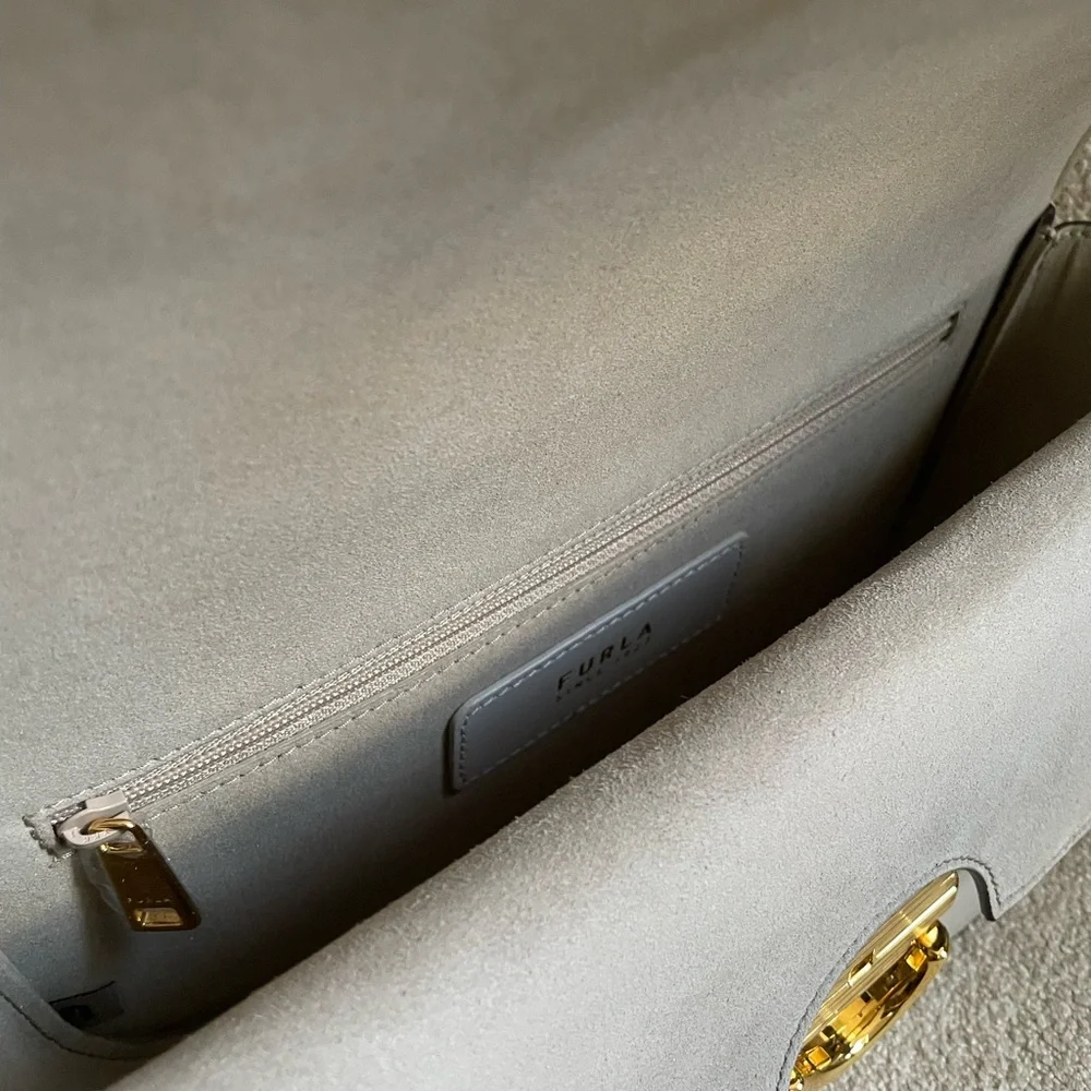 Furla Sfera Vagnilia (Beige) Crossbody/Shoulder Bag